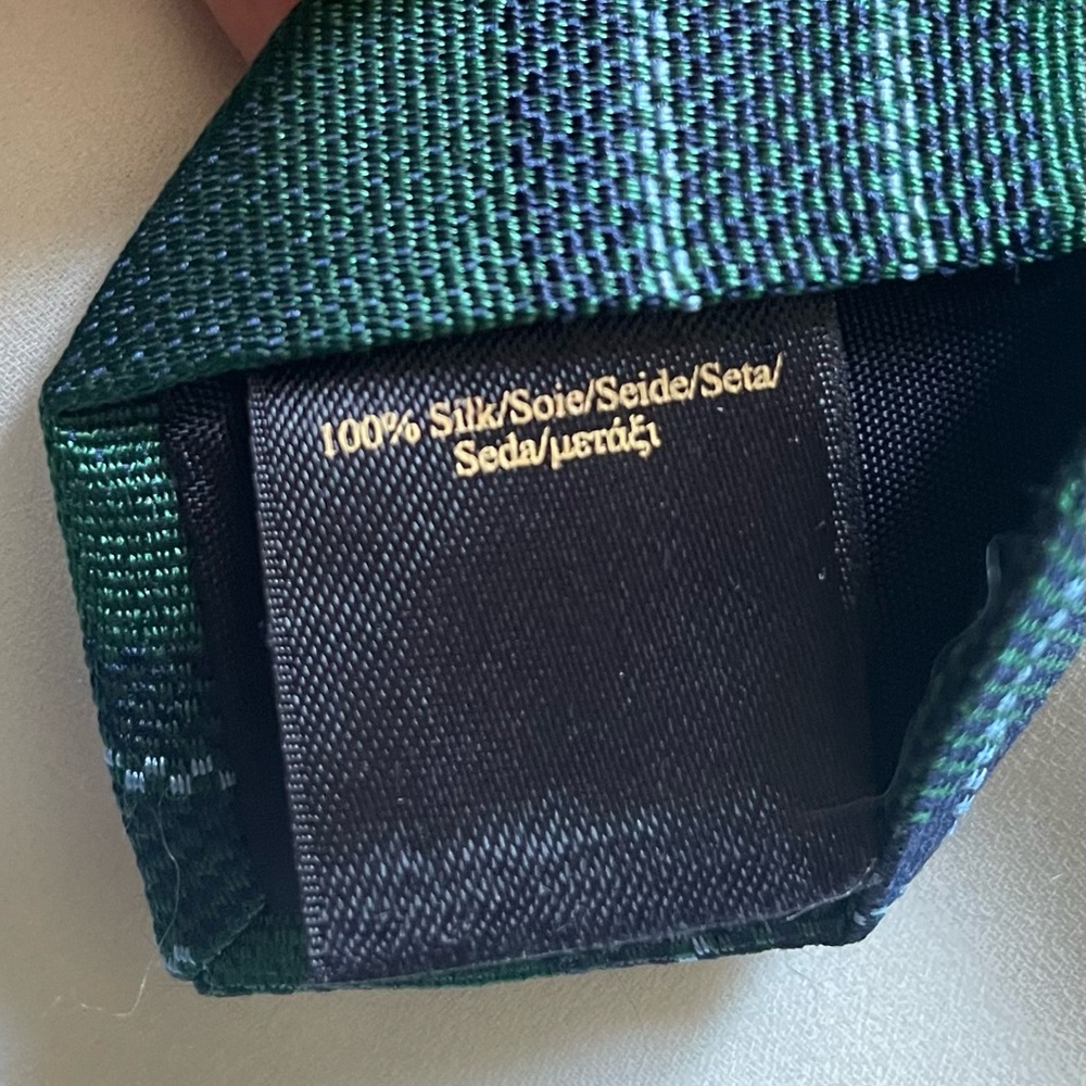 Kids Neck Tie, Quality 100% Pure Silk, Brooks Brothers, Age 6-10, NWOT - Picture 2 of 4